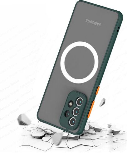 جراب Galaxy Note 10 Plus مغناطيسي [يدعم شاحن Magsafe] لاسلكي مضاد للخدش ومضاد للصدمات غير لامع لحماية الكاميرا النحيفة غطاء هاتف رفيع لهاتف Samsung Galaxy Note 10 Plus 6.8 بوصة - أسود in Kuwait