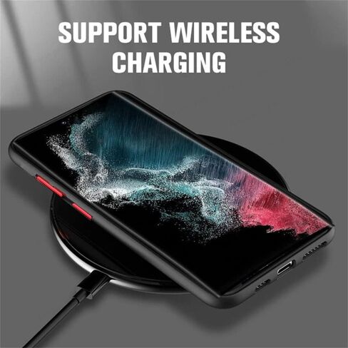جراب Galaxy Note 10 Plus مغناطيسي [يدعم شاحن Magsafe] لاسلكي مضاد للخدش ومضاد للصدمات غير لامع لحماية الكاميرا النحيفة غطاء هاتف رفيع لهاتف Samsung Galaxy Note 10 Plus 6.8 بوصة - أسود in Kuwait