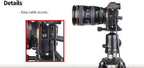 SUNWAYFOTO PSL-a7RIII دعامة على شكل حرف L مخصصة لهاتف Sony Alpha A7III وA7MIII وA7RIII Arca / RRS المتوافقة in Saudi Arabia