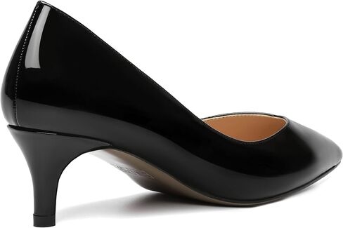 AMBELIGHT Womens Casual Slip On Pointed Toe Dress Shoes Patent Kitten Low Heel Pumps Shoes 2 Inch in Saudi Arabia