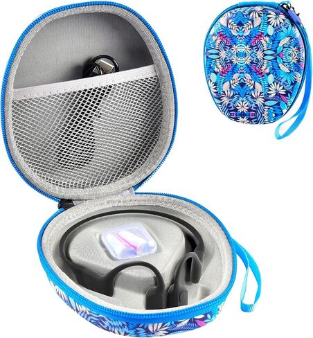 Case Compatible with AfterShokz Aeropex/for Trekz Air/for Titanium Mini Open Ear Wireless Bone Conduction Headphones AS650 / AS800, Storage Holder Fits for Earplugs, Cables and Accessories(Box Only) in Saudi Arabia