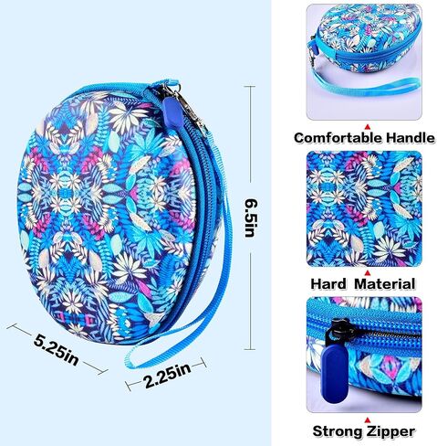 Case Compatible with AfterShokz Aeropex/for Trekz Air/for Titanium Mini Open Ear Wireless Bone Conduction Headphones AS650 / AS800, Storage Holder Fits for Earplugs, Cables and Accessories(Box Only) in Saudi Arabia