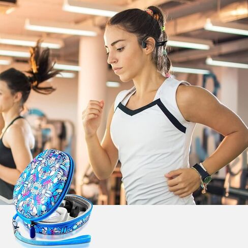 Case Compatible with AfterShokz Aeropex/for Trekz Air/for Titanium Mini Open Ear Wireless Bone Conduction Headphones AS650 / AS800, Storage Holder Fits for Earplugs, Cables and Accessories(Box Only) in Saudi Arabia