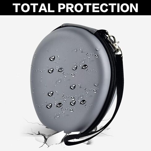 حافظة متوافقة مع AfterShokz Aeropex/Trekz Air/لسماعات الرأس اللاسلكية ذات التوصيل العظمي المفتوحة من التيتانيوم AS650 / AS800، حامل تخزين يناسب سدادات الأذن والكابلات والملحقات (الصندوق فقط) in Kuwait