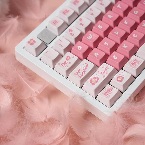 Sumgsn Keycaps 130 مفتاح Cherry Profile PBT Dye Sub Keycaps مجموعة مناسبة لـ 61/64/87/104/108 Cherry Mx Switches لوحة المفاتيح الميكانيكية in Saudi Arabia