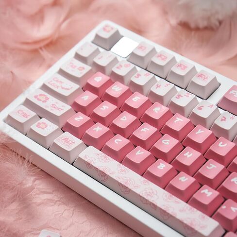 Sumgsn Keycaps 130 مفتاح Cherry Profile PBT Dye Sub Keycaps مجموعة مناسبة لـ 61/64/87/104/108 Cherry Mx Switches لوحة المفاتيح الميكانيكية in Saudi Arabia