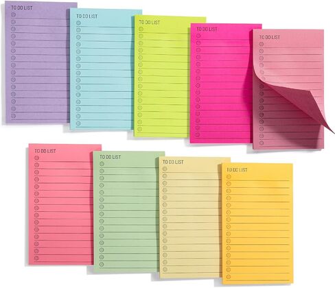 Mr. Pen- to Do List Sticky Notes, 3"x4", 360 Sheets, Assorted Colors to Do List Notepad, Lined Sticky Notes, to Do List Planner, Daily to Do List Notepad, to Do Notepad, Todo List Notepad in Kuwait