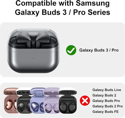 [3 in 1] TSVSXS Cute Case Compatible with Samsung Galaxy Buds3 Pro/Galaxy Buds3(2024) with Cleaning Kit, Funny Game Anime Silicone Shockproof Protective Cover in Saudi Arabia