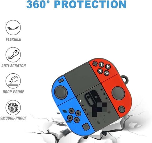 [3 in 1] TSVSXS Cute Case Compatible with Samsung Galaxy Buds3 Pro/Galaxy Buds3(2024) with Cleaning Kit, Funny Game Anime Silicone Shockproof Protective Cover in Saudi Arabia