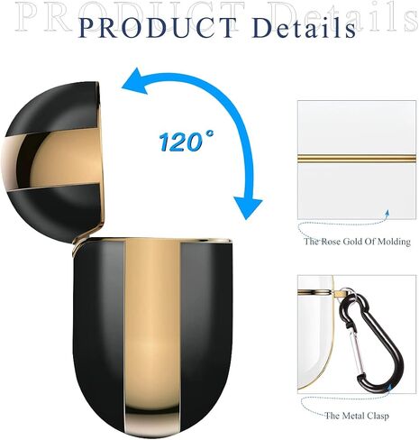 Made in Mexico Eagle AirPods Pro 2nd Generation Case 2022 Cute Printed Design Airpods Pro 2 Case Shockproof Protective Hard Cover for Girls Women Men with Keychain for Airpods Pro 2nd Gen Gold in Saudi Arabia