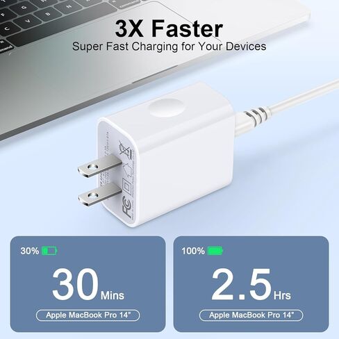 كتلة شاحن USB C لهاتف Google Pixel 9 Pro/9/8a/7 Pro/7,20W، قابس محول طاقة مكعب من الطوب لهاتف Samsung Galaxy S24 Ultra/S23 FE/S23/S22، A55/A15/A14، iPhone 15/14 /13/12/11/XS-مع كابل USB in Kuwait