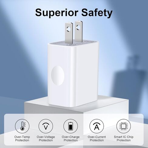 كتلة شاحن USB C لهاتف Google Pixel 9 Pro/9/8a/7 Pro/7,20W، قابس محول طاقة مكعب من الطوب لهاتف Samsung Galaxy S24 Ultra/S23 FE/S23/S22، A55/A15/A14، iPhone 15/14 /13/12/11/XS-مع كابل USB in Kuwait