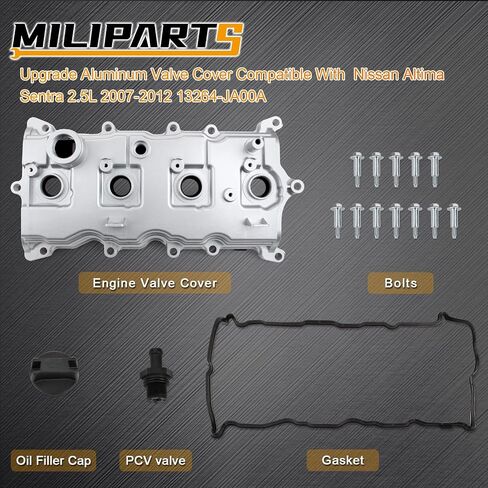 طقم غطاء صمام المحرك متوافق مع 2014-2017 Nissan Altima Rogue Murano 2.5L 2014 Pathfinder 2.5L 2014-2017 Infiniti Qx60 Hybrid 2.5LPart 13264-3kY0A in Kuwait