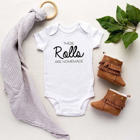 بدلة أطفال من Printique Organic معتمدة من GOTS للجنسين من عمر 0 ​​إلى 18 شهرًا - اقتباسات مضحكة وجميلة in Saudi Arabia