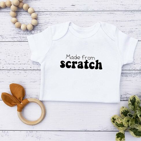 بدلة أطفال من Printique Organic معتمدة من GOTS للجنسين من عمر 0 ​​إلى 18 شهرًا - اقتباسات مضحكة وجميلة in Saudi Arabia
