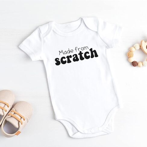 بدلة أطفال من Printique Organic معتمدة من GOTS للجنسين من عمر 0 ​​إلى 18 شهرًا - اقتباسات مضحكة وجميلة in Saudi Arabia