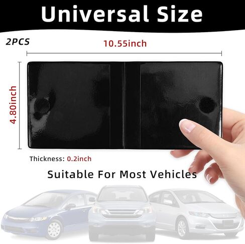 Augeny 2PCS Car Registration and Insurance Holder, Auto Essential Glove Box Organizer for Driver License Document, Vehicle Paperwork Case Wallet with Closure for Men Women(Blue Flag, Red) in Saudi Arabia