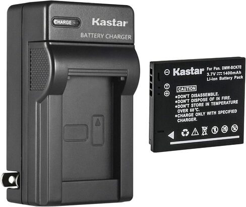 Kastar 4-Pack Battery and AC Wall Charger Replacement for Panasonic Lumix DMC-FX80, Lumix DMC-FX90, Lumix DMC-S1, Lumix DMC-S2, Lumix DMC-S3, Lumix DMC-S5, Lumix DMC-SZ02, Lumix DMC-SZ1 Camera in Saudi Arabia