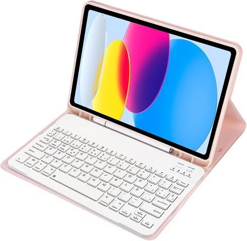 حافظة لوحة مفاتيح لجهاز Samsung Galaxy Tab A9+ Plus مقاس 11 بوصة 2023، لوحة مفاتيح إسبانية قابلة للفصل مع حامل أقلام لجهاز SM-X210/X216/X218، أسود in Kuwait