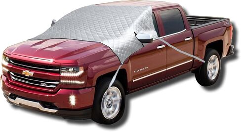 Pickup Truck Windshield Snow Cover Rearview Mirror Cover， Freezing and Snow Cover in Winter, All-Weather car Outdoor Waterproof and dust Cover, Suitable for Most Models (Large) in Saudi Arabia
