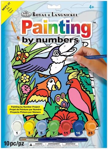 Royal Brush MFP-6 My First Paint by Number Kit, 8.75 by 11.375-Inch, Sea Animals in Saudi Arabia