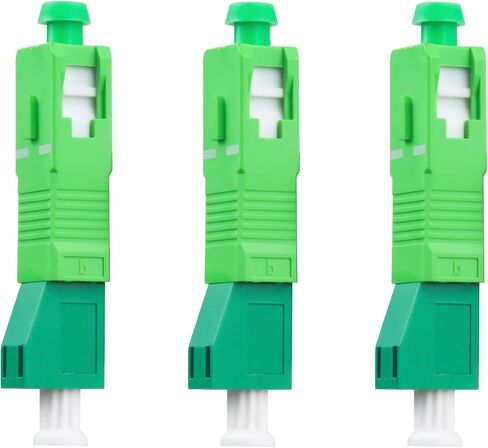 Fiber Optical Coupler Adapter APC Single Mode SC Male to LC Female Connectors LC Female to SC Male Single Mode Coupler, 10pcs in Saudi Arabia