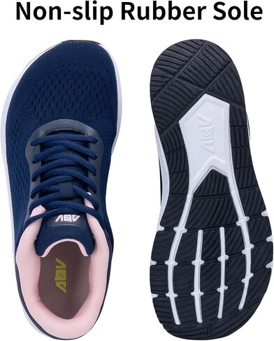 أحذية مشي نسائية ذات مقدمة واسعة مع أحذية تقويم العظام لدعم قوس القدم لأحذية التنس الهوائية لالتهاب اللفافة الأخمصية in Kuwait