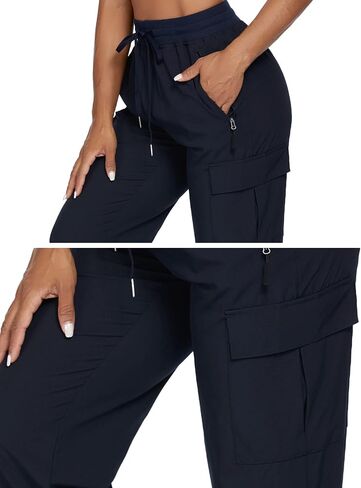 PINSPARK Women's Hiking Pants Black in Saudi Arabia
