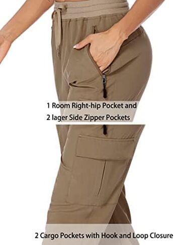 PINSPARK Women's Hiking Pants Black in Saudi Arabia