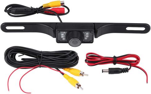 License Plate Camera, Rear View Reverse Camera with 140° Wide Angle, 7 LED Night Vision Backup Camera for Parking & Back up Car in Saudi Arabia