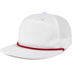 UPF 50+ Water Repellent Classic Golf Ball Cap with Braided Rope