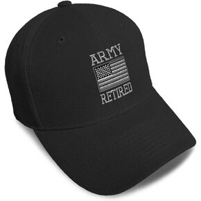 Speedy Pros Baseball Cap Us Army Retired Embroidery Dad Hats for Men & Women Strap Closure
