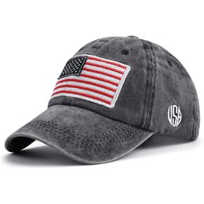 قبعة بيسبول FALETO قبعة وطنية أمريكية، قبعة أبي سائق الشاحنة، قبعة شمس كلاسيكية بنمط بولو in Kuwait