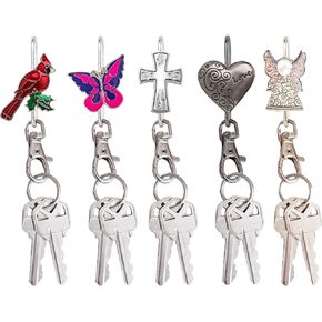 Women’s Key Finder, Original, Patented, Slim Pickings, Keychain, Key Holder, with Clasp, Purse Hook, Cute Keychain, Accessories