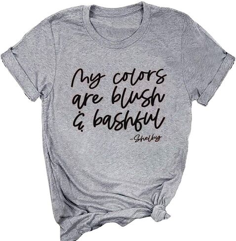 Ykomow Steel Magnolias T Shirt Women Casual Laughter Thorough Tears Graphic Tees in Kuwait