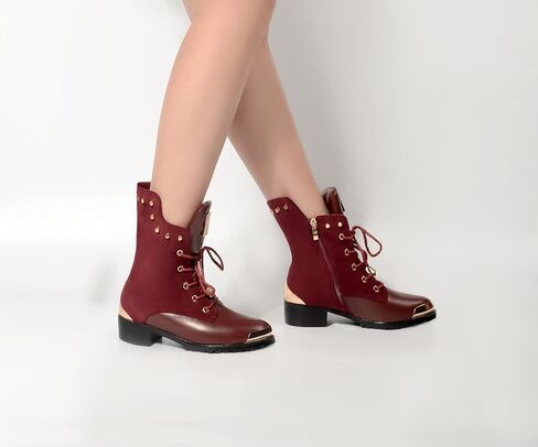 حذاء ANN CREEK نسائي 'Reinet' برباط وكعب مكتنز للكاحل للنساء + نصف مقاس متاح in Kuwait