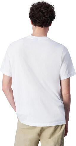 Champion Men's Small Script Logo Midweight Classic Jersey T-Shirt, White, M in Saudi Arabia