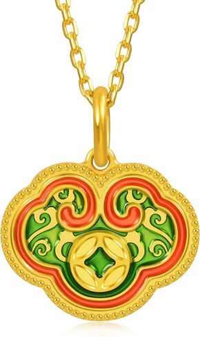 CHOW SANG SANG Cultural Blessings Daily Bliss 999 24K Solid Gold Ruyi Pendant 92666P [Not Include the-Necklace] in Saudi Arabia