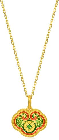 CHOW SANG SANG Cultural Blessings Daily Bliss 999 24K Solid Gold Ruyi Pendant 92666P [Not Include the-Necklace] in Saudi Arabia