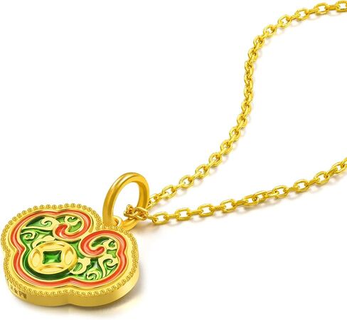 CHOW SANG SANG Cultural Blessings Daily Bliss 999 24K Solid Gold Ruyi Pendant 92666P [Not Include the-Necklace] in Saudi Arabia