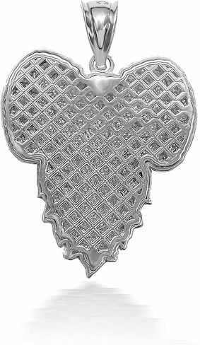 Certified 925 Sterling Silver Aries Zodiac Sign Ram Head Necklace Pendant in Saudi Arabia