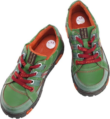 TMA EYES Women's Slip On Genuine Leather Sneakers,Anti Slip and wear-Resistant, Casual Everyday Shoes in Saudi Arabia