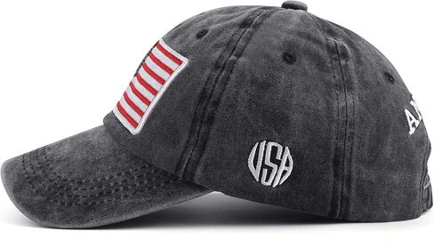 قبعة بيسبول FALETO قبعة وطنية أمريكية، قبعة أبي سائق الشاحنة، قبعة شمس كلاسيكية بنمط بولو in Kuwait