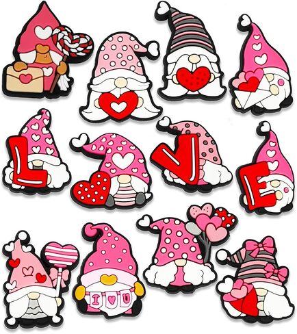 12PCS Jesus Valentine's Food Candy Concha Coffee Boba Tea Shoe charms for Croc Bubble Slides Sandals Clog, Cute Shoes Decorations for Girls Boys Women Kids in Saudi Arabia