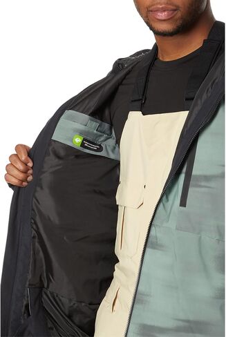 Quiksilver Mission Print Insulated Snowboard Jacket Mens in Saudi Arabia