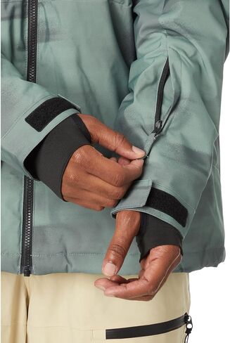 Quiksilver Mission Print Insulated Snowboard Jacket Mens in Saudi Arabia