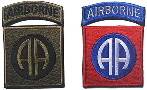 Oyster-Patch 6pcs US Army 82nd AA D82 Airborne Division Tactical Patch (Red/Green/Grey) in Saudi Arabia