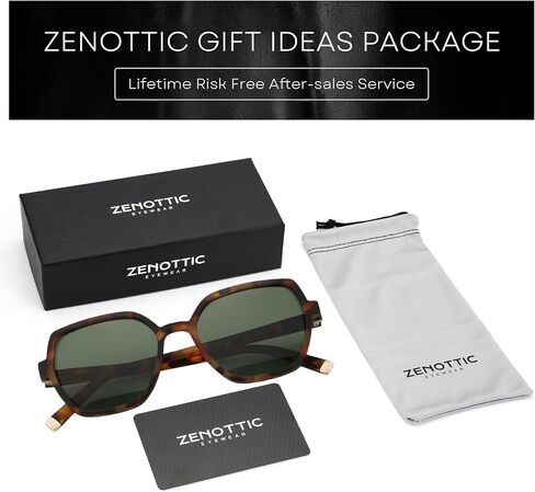 ZENOTTIC Hexagon Sunglasses for Women Polarized UV400 Protection Classic Trendy Shades Sun Glasses in Saudi Arabia