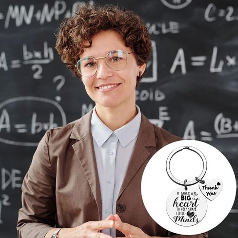 Teacher Appreciation Gifts for Men Women Thank You Keychain for Teachers Day Birthday Teachers Graduation Gift Keychains from Students It Takes A Big Heart to Help Shape Little Minds Key Ring in Saudi Arabia