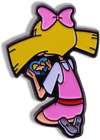 Cute Helga Pataki Enamel Pin Funny Novelty Brooch Buttons Jewelry for Jackets Jeans Backpack Cloth Lapel Bag Hat Gift for Cartoon Fans Serials Lovers Girl Women Guy in Saudi Arabia